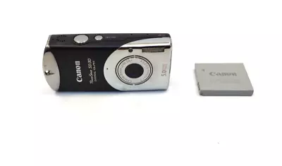 Canon PowerShot SD30 Digital ELPH Camera 5.0 MP Black Silver • $73.49