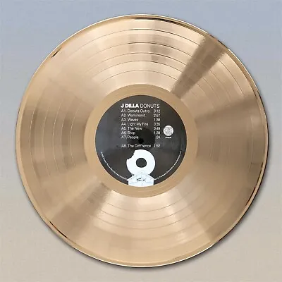 J Dilla   Donutst   Gold Or Platinum LP Wall Art. • $74.50