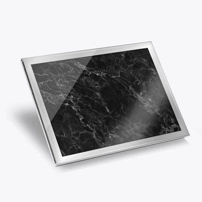 £14.99 • Buy Glass Placemat 20x25 Cm - Black Granite Rock Effect  #3320
