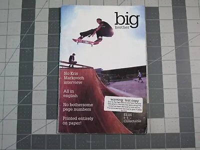 Vtg 1990s Skateboard Magazine Big Brother #1 101 Plan B Sheffey + • $1000