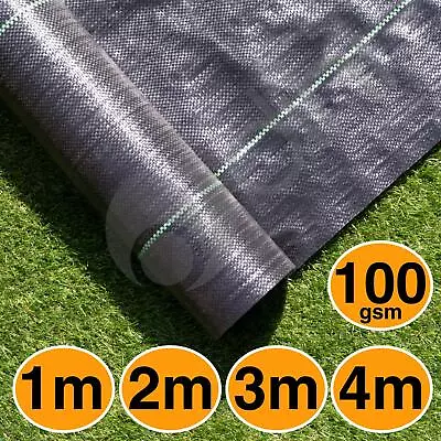 Weed Membrane Control Fabric Ground Cover Sheet Garden Landscape Heavy Duty • £44.99