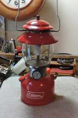 $49.99 • Buy Vintage Coleman 200A Red Single Mantle Camping Lantern