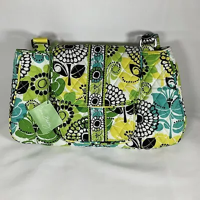 Vera Bradley Lime's Up Edie Satchel Handbag New W/ Tag 12557-123 • $31