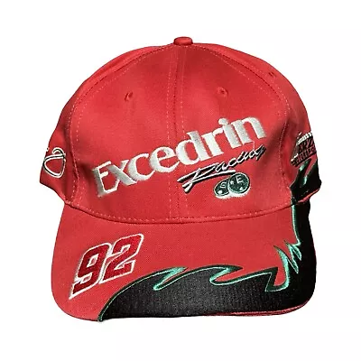 Vintage NASCAR Jimmie Johnson Excedrin Hat Red Flames • $12.50