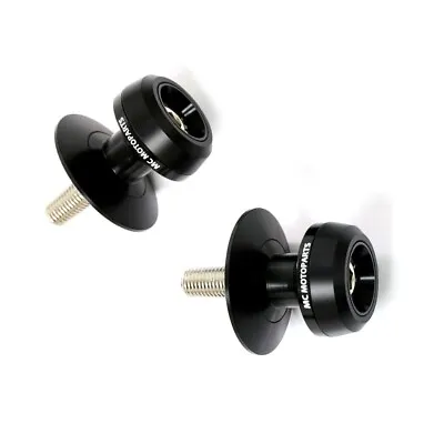 Black M10 Rear Swingarm Spools Twall For Z750R 05 06 07 08 09 10 11 12 13 14 15 • $31.94