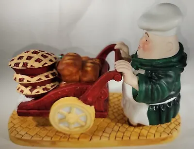 Department 56 Merry Makers Friar Monk Bartholomew The Baker W/Cart Figurine • $20