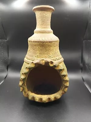 Miniture Mexican Pottery Chiminea Candle Holder Or Incense Burner Boho Style • $19.99