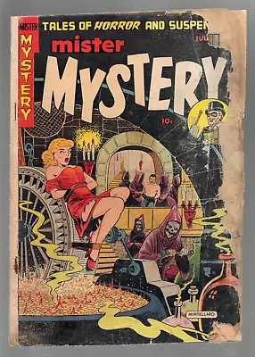 Mister Mystery #6 1952 FR 1.0 Torture Rack Cover Pre Code Horror • $975