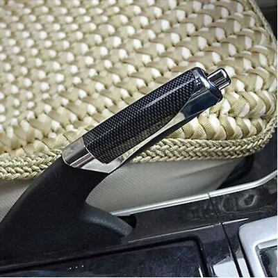 $7.69 • Buy Carbon Fiber Style Car Hand Brake Protector Cover Auto Accessories Universal