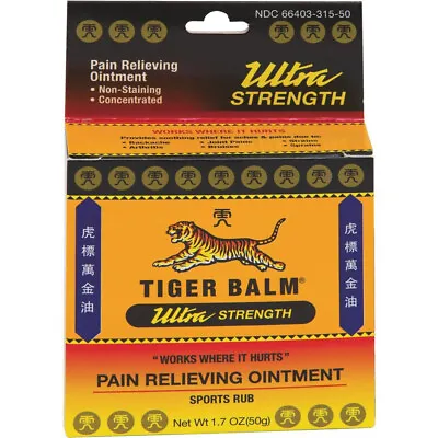 Tiger Balm Ultra Strength Pain Relieving Ointment - 1.7 Oz • $18.99