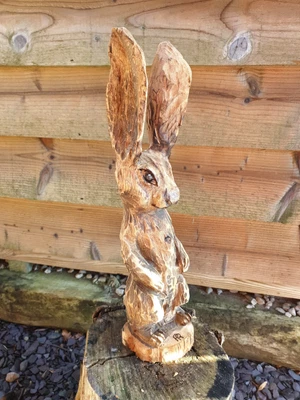 £64.99 • Buy Chainsaw Carved  Hare