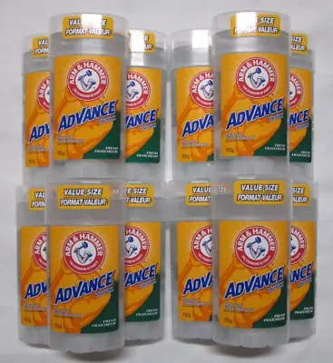 ARM & HAMMER Advance FRESH Clear Gel Antiperspirant Deodorant 4 OZ Lot Of 12 • $59