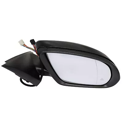 Passenger Right Side Mirror Blind Spot For 2015-2021 Mercedes Benz C Class Black • $98.33