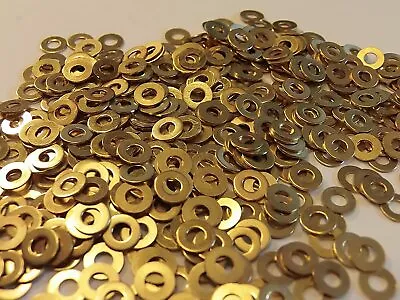 Solid Brass Washers M2 M2.5 M3 M3.5 M4 M5 M6 M8 M10 M12 UK Supplier • £0.99