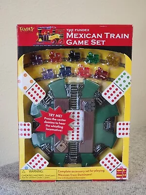 Fundex Vintage Mexican Train Game Set For Dominos 2002 Whistling Locomotive NIP • $39.99