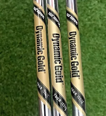 True Temper Dynamic Gold Tour Issue S400 X100 Steel Shafts .355  Taper Tip • $23.99