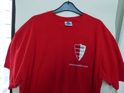 £10 • Buy Mens Red T-shirt. Auto Delta Logo European Tour 2006 -double Sided XL Alfa Romeo