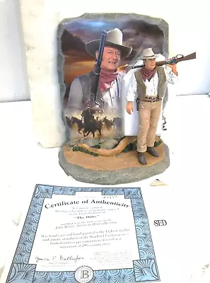 John Wayne Statue Bradford Exchange  The Duke  2007 #2557 • $89.96