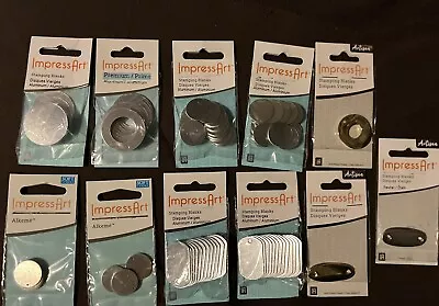 ImpressArt Metal Jewelry Stamping Blanks Lot-11 Package (92pcs) • $44