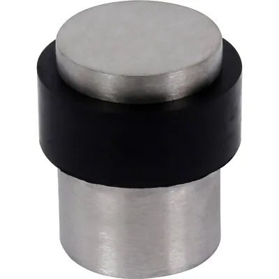 DOOR STOP HEAVY DUTY Stopper Door Opening Floor Buffer Rubber Bumper Metal Stops • £2.50