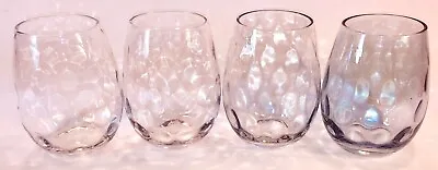 Mariposa Stemless Wine Glasses Handcrafted Vidrio Recycled Soda Bottles • $40