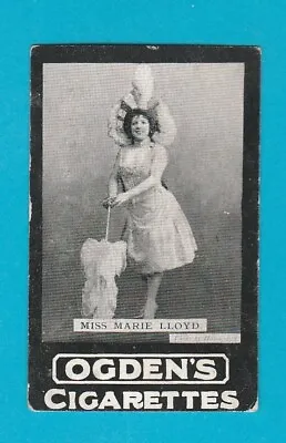 Ogdens Tabs - B Series - No. 106 - Miss  Marie  Lloyd  - 1902 • £3.45