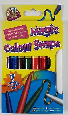 £3.96 • Buy Artbox 7 X Colour Swaps/colour Changing Pens/markers + 1 Magic Pen - Non Toxic