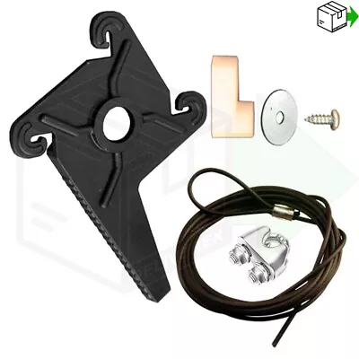 £12.99 • Buy Garage Door REAR LOCKING PLASTIC CRUCIFIX CAM Cardale Wickes Wessex Latch Handle