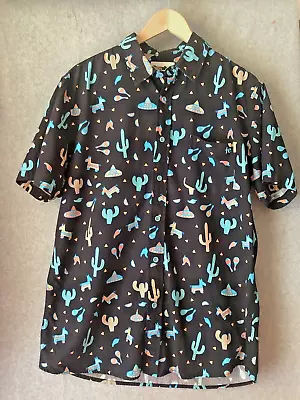 Tipsy Elves Mens Large Button Shirt Spring Break Vacation Mexican Fiesta Party • $20.83