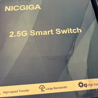 NICGIGA 6 Port 2.5G Ethernet Switch • $49.99