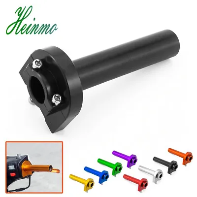 7/8  22mm Aluminum Hand Grips Throttle Tube Sport Motocross Dirt Bike Scooter • $10.59