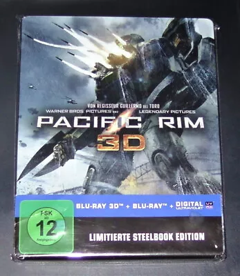 Pacific Rim 3D Blu Ray+blu Ray Limited Steelbook Faster Shipping New & Original • $41.99