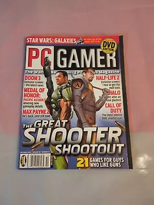 VINTAGE PC Gamer Issue 115 October 2003 Doom 3 --  Half-life 2 -- Medal Of Honor • $6.99