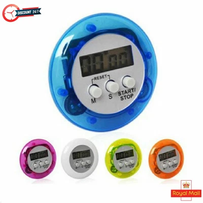 £2.99 • Buy Digital Kitchen Timer Magnetic Belt Pocket Clip LCD Chef Restaurant Egg Counter