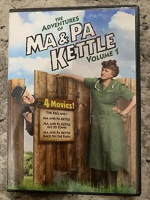 The Adventures Of Ma And Pa Kettle: Volume 1 (4 Movies On 2 DVD) • $6