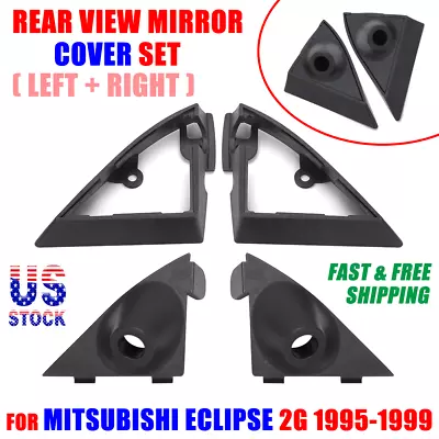 For Mitsubishi Eclipse Bezel Mirror Cover Set 1995-1999 Manual  Pair Left Right • $33.99
