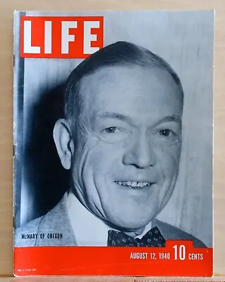 Life Magazine - August 12 1940 - McNary Of Oregon - Joe DiMaggio Back Cover • $14.95