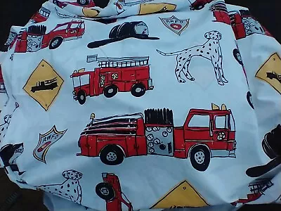 Fire Truck Emergency Dalmatians Ambulance Queen Kids Room Company Store Duvet • $35