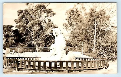 Vintage Bear Statue La Brea Tar Pits Los Angeles California RPPC • $7.99