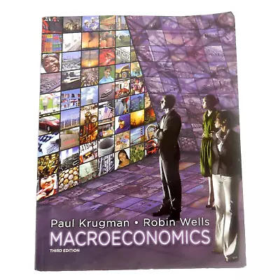 Macroeconomics 3rd Edition Wells & Krugman (2013 Trade Paperback) GC • $16.53