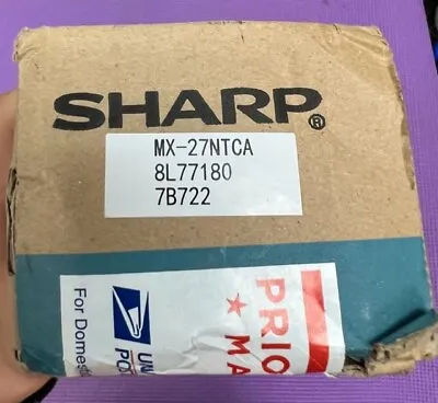 Sharp Genuine MX-27NTCA Cyan Standard Yield Toner Cartridge MX27NTCA • $30