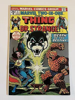 Marvel Two-In One #6  Marvel Comic 1974  The Thing And Dr. Strange (04/18) • $7