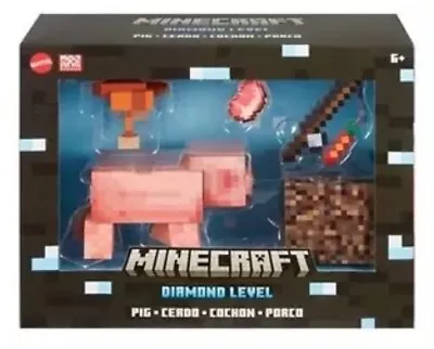 Minecraft Pig Diamond Level Mini Figure & Accessories NEW • $34.99