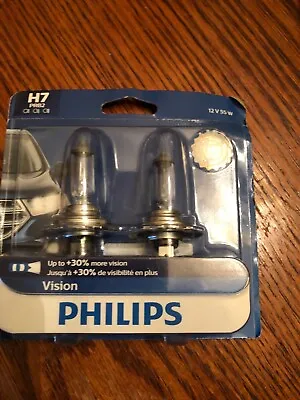 Philips H7PRB2 Vision Headlight Bulb For H7XV-2 Electrical Lighting Body Wj • $12.99