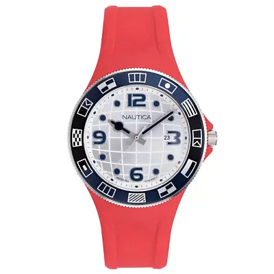 Nautica Men's Watch Lummus Beach Red NAPLBS902 • £51.99