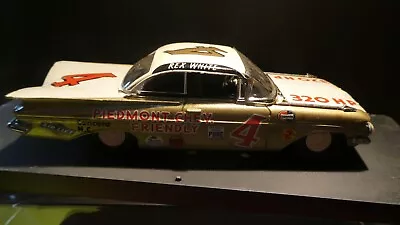 001 Quartzo Chevy Impala 1959 Rex White Die Caste Model USA Racing Sports Cars • £3