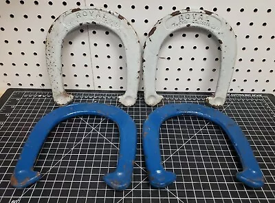 Vintage Set Royal Pitching Horseshoes St. Pierre Worcester MA  FREE SHIPPING! • $40