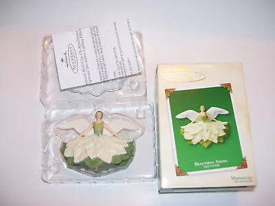 2003 Hallmark Keepsake Christmas Ornament BEAUTIFUL ANGEL MINIATURE TREE TOPPER • $15.99