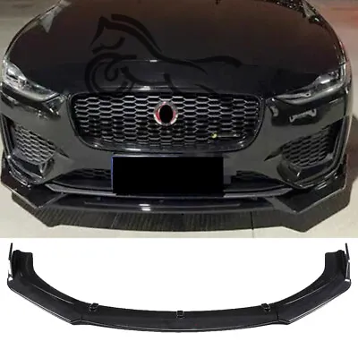 Carbon Fiber Front Bumper Lip Body Kit Splitter Spoiler For W205 C300 C43 AMG • $89.89