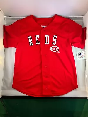 Brand New With Tags Cincinnati Reds Youth L Jersey • $15.99